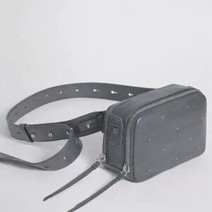 Allsaints Kathi Bumbag Crossbody in Seal Gray